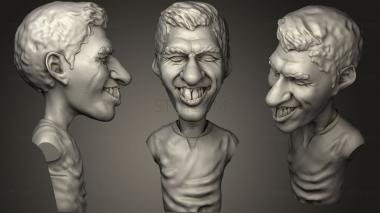 3D модель Luis Suarez (STL)